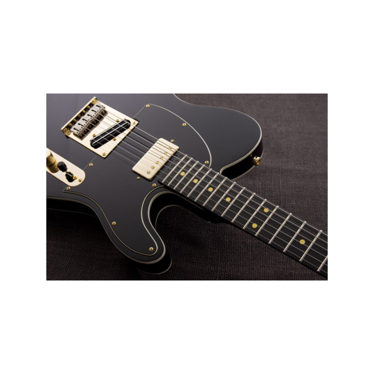 Reverend Limited Edition Pete Anderson Eastsider Custom Black / Gold Hardware-Reverend-Infinite Music