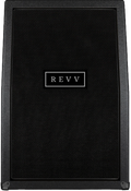 Revv 2x12 Vertical SLANT Speaker Cabinet (RV30) 8 Ohms 150W (All Black)-REVV Amplification-Infinite Music