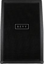 Revv 2x12 Vertical SLANT Speaker Cabinet (RV30) 8 Ohms 150W (All Black)-REVV Amplification-Infinite Music