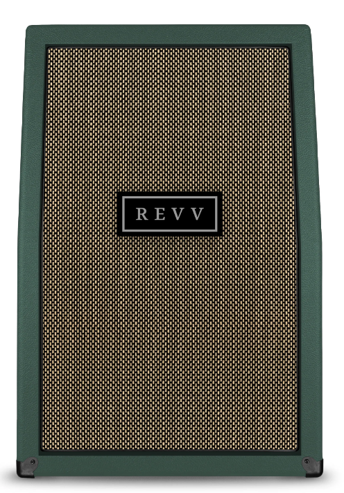 Revv Amplification 212SVC Vertical 2x12" Guitar Cab -CUSTOM- British Emerald Green ( D40)-REVV Amplification-Infinite Music