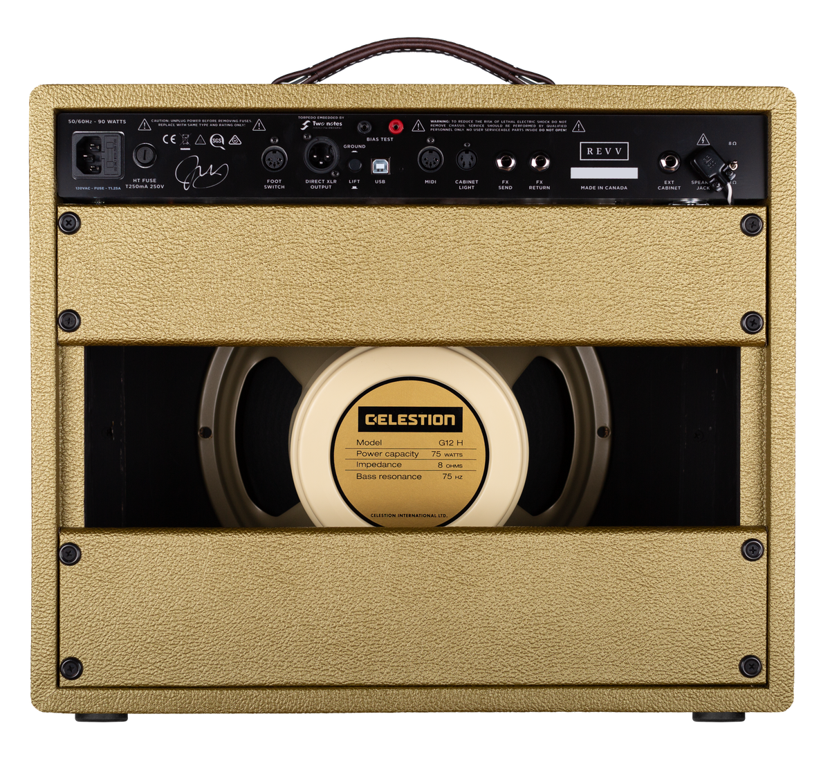Revv D25 Joey Landreth Edition All Tube Amp Combo W/- 75w Creamback-Infinite Music-Infinite Music
