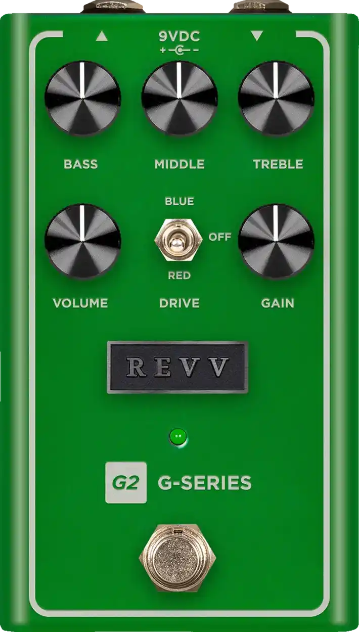 Revv G2 V2 Green Channel Overdrive Pedal-REVV Amplification-Infinite Music