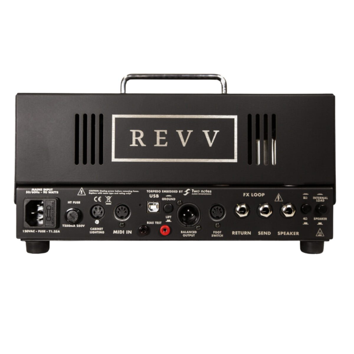 Revv G20 High Gain Tube Amp - BLACK - With Two Notes Reactive Load Lunch Box Head W/- Cover-REVV Amplification-Infinite Music