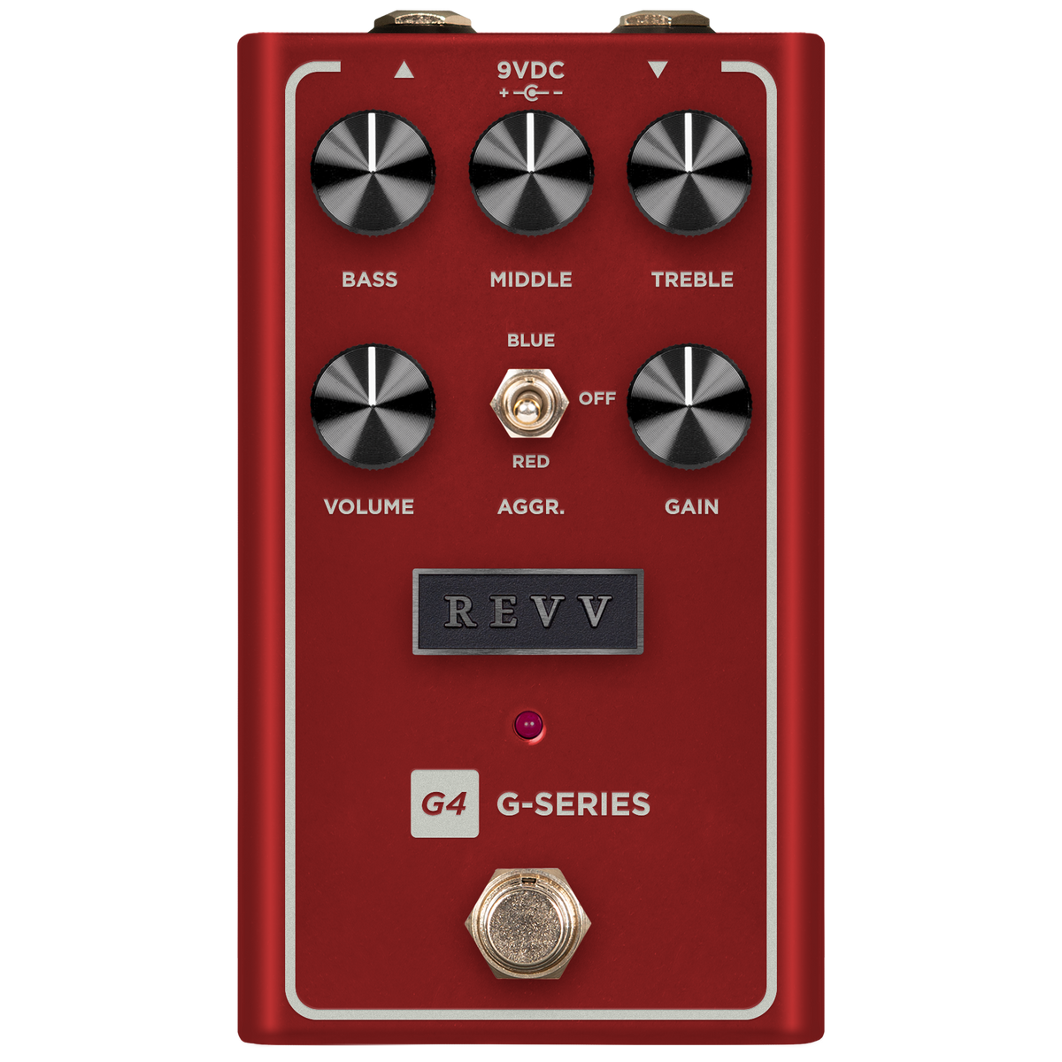 Revv G4 V2 Red Channel Distortion Pedal-REVV Amplification-Infinite Music