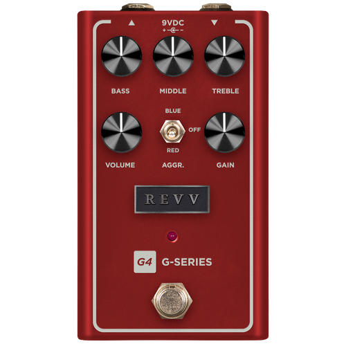 Revv G4 V2 Red Channel Distortion Pedal-REVV Amplification-Infinite Music