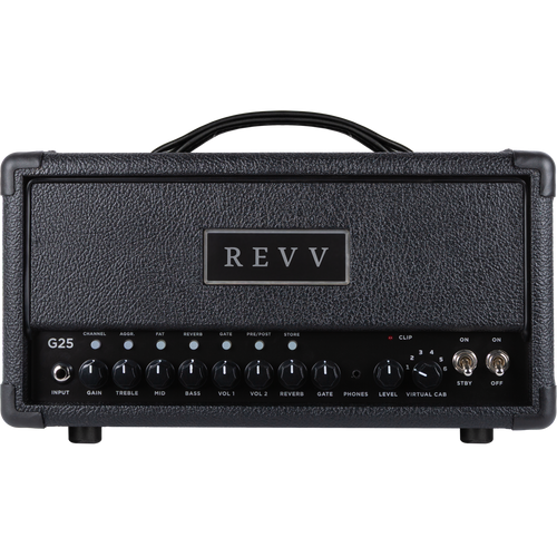 Revv Generator G25 2Ch 25 Watt Tube Head w/ Two Notes Reactive Load-REVV Amplification-Infinite Music