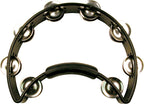 Rhythm Tech Standard Tambourine with Double Row Nickel Jingles - Black-Rhythm Tech-Infinite Music