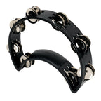 Rhythm Tech Standard Tambourine with Double Row Nickel Jingles - Black-Rhythm Tech-Infinite Music