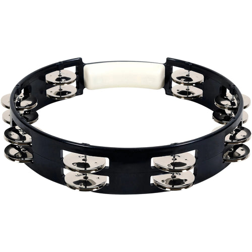 Rhythm Tech TC4010-U True Colors Tambourine - Black-Rhythm Tech-Infinite Music
