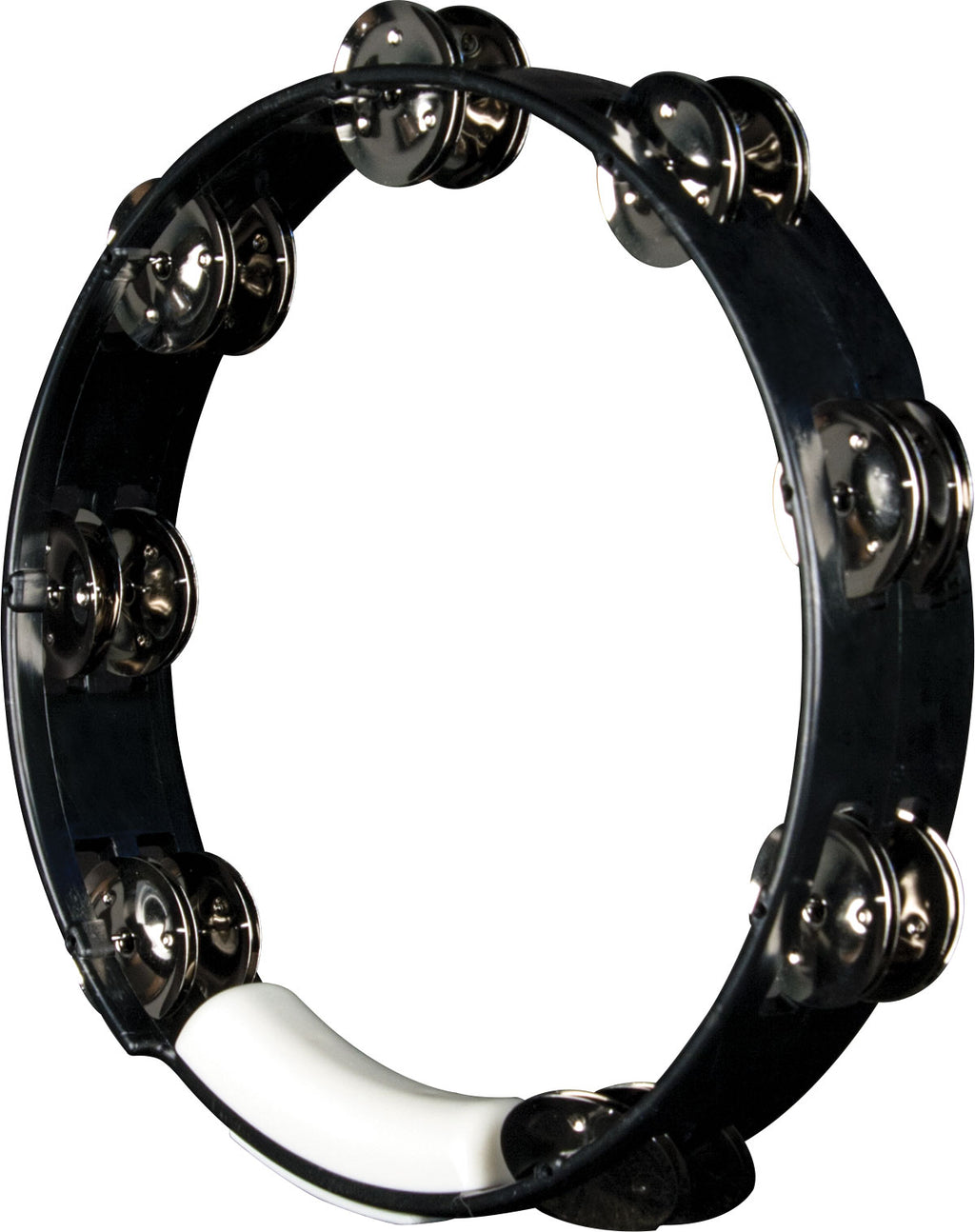 Rhythm Tech TC4010-U True Colors Tambourine - Black-Rhythm Tech-Infinite Music