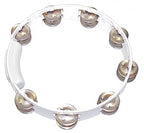 Rhythm Tech TC4020-U True Colors Tambourine - White-Rhythm Tech-Infinite Music
