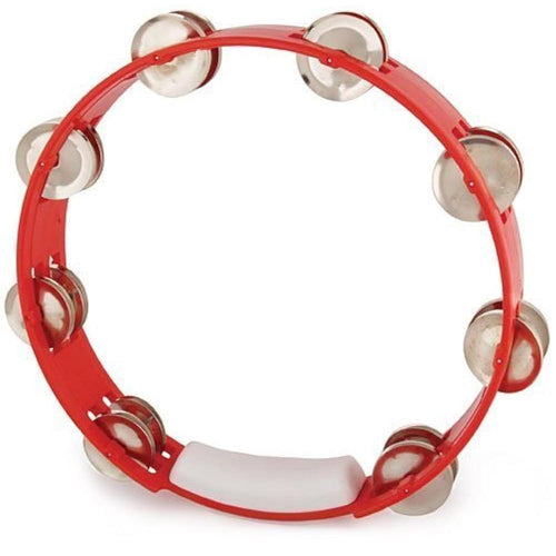 Rhythm Tech TC4030-U True Colors Tambourine - Red-Rhythm Tech-Infinite Music