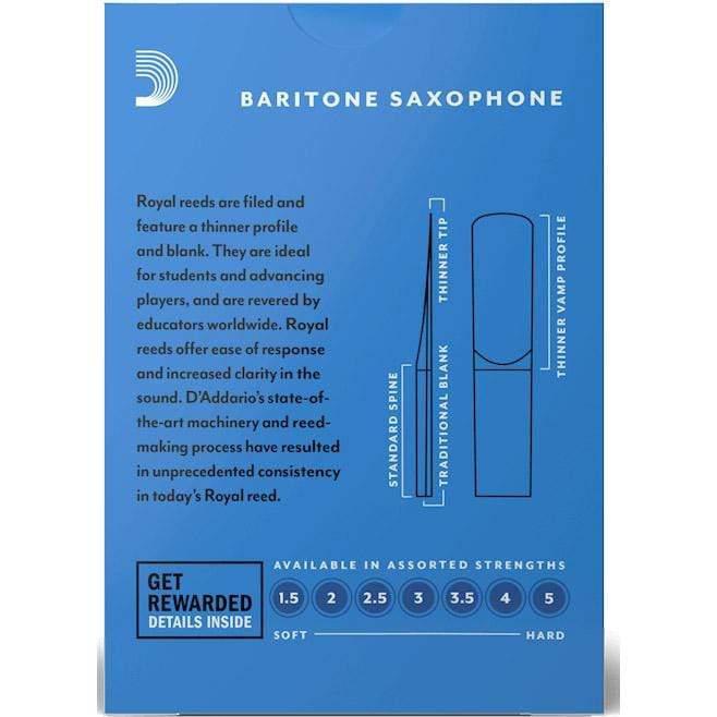 Rico Royal Baritone Sax Reeds By Daddario- Box of 10-Rico-Infinite Music