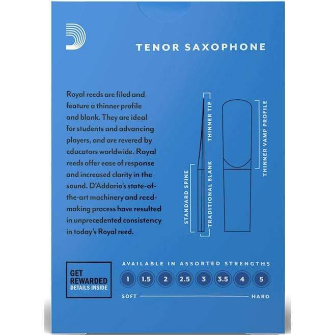 Rico Royal Tenor Sax Reeds By Daddario- Box of 10-Rico-Infinite Music