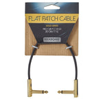 RockBoard Flat Patch Cable Gold, 20cm-RockBoard-Infinite Music