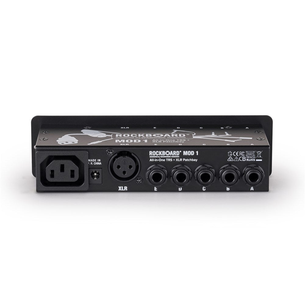 RockBoard MOD 1 - All-in-one Patchbay - TRS, XLR, IEC & Barrel DC-RockBoard-Infinite Music
