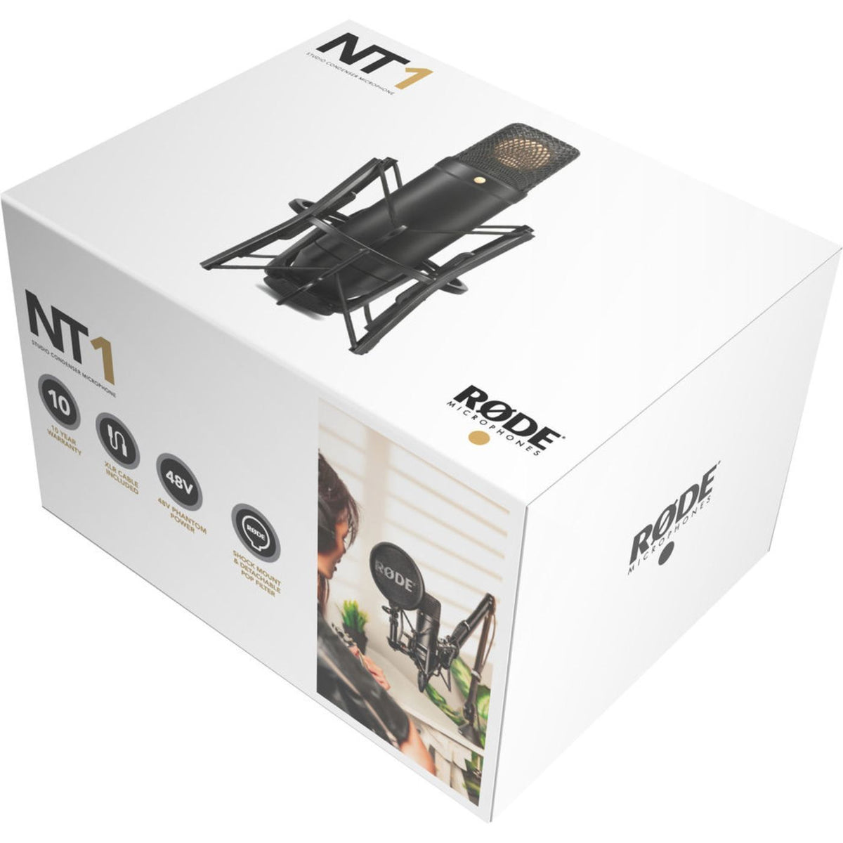 Rode NT1KIT Cardioid Condenser Microphone Kit With Shock Mount-Rode-Infinite Music