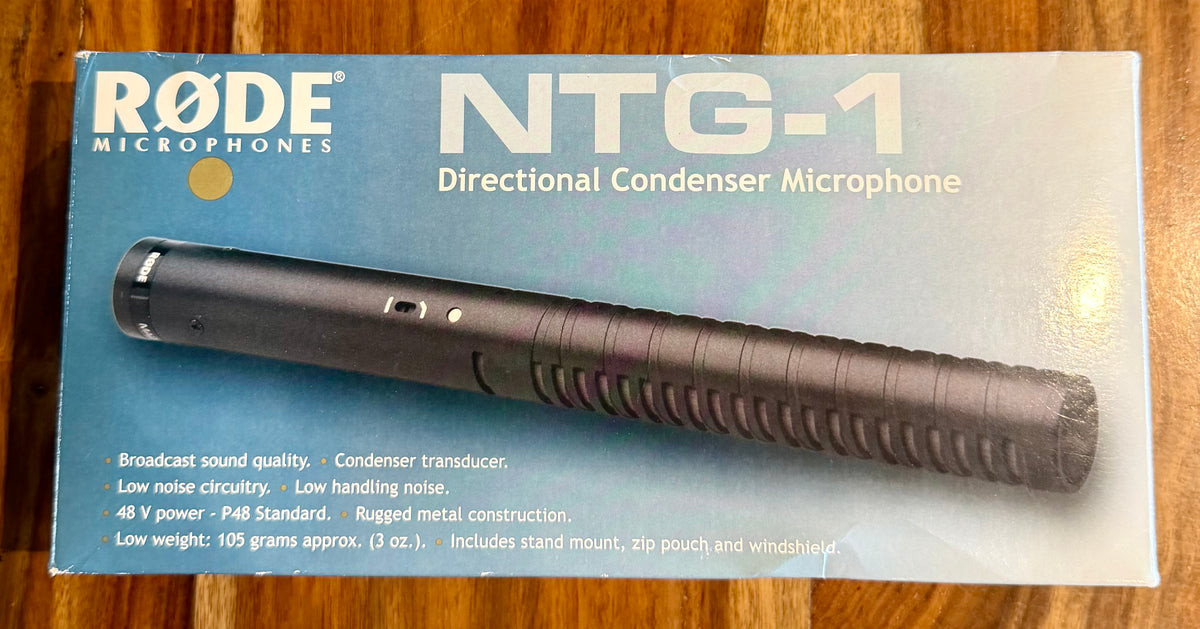 Rode NTG1 Directional Shotgun Mic (NTG-1) ( Pre Owned... In Box...No mic Clip)-Rode-Infinite Music
