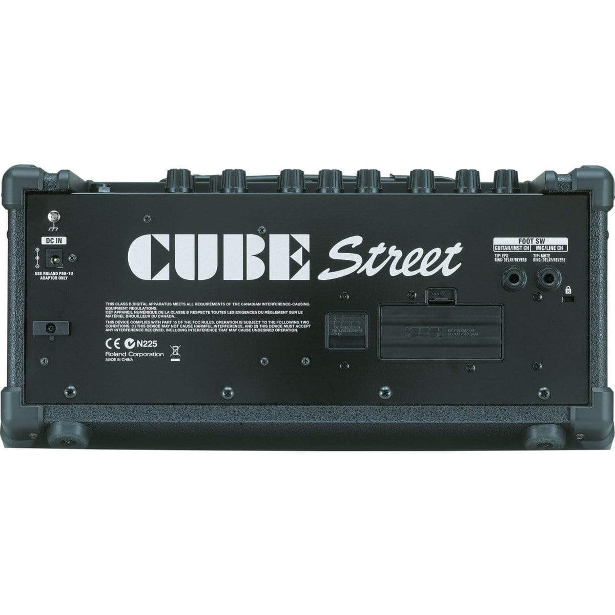 Roland Cube Street Battery Powered Stereo Guitar Amplifier - Black-Roland-Infinite Music