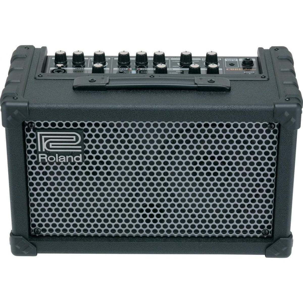 Roland Cube Street Battery Powered Stereo Guitar Amplifier - Black-Roland-Infinite Music