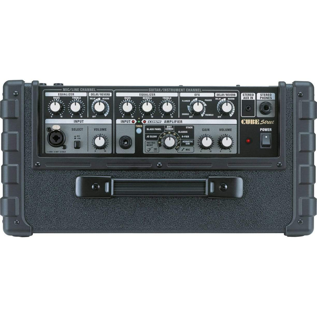 Roland Cube Street Battery Powered Stereo Guitar Amplifier - Black-Roland-Infinite Music