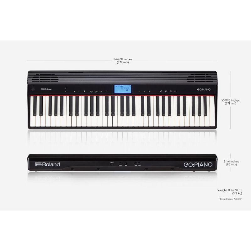 Roland GO-61P GO:PIANO Digital Piano - Black-Roland-Infinite Music