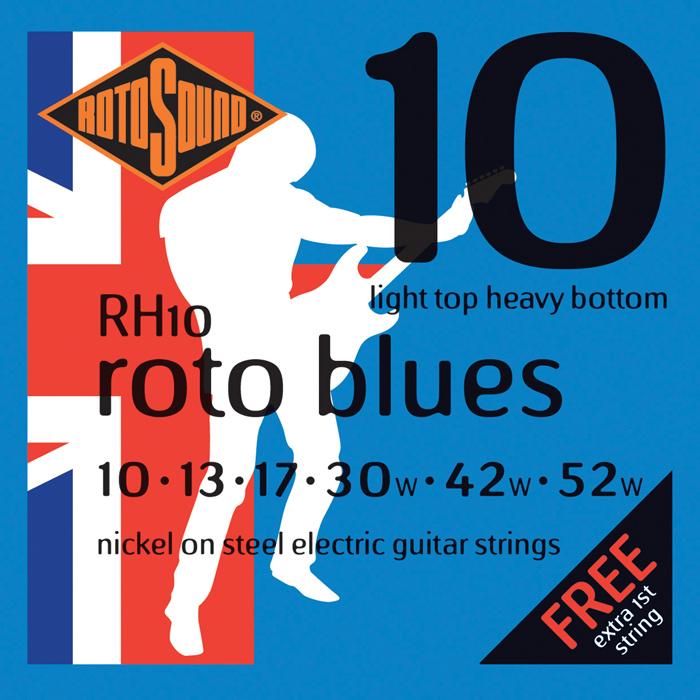 Rotosound RH10 Roto Blues Electric Guitar Strings - 10-52-Rotosound-Infinite Music