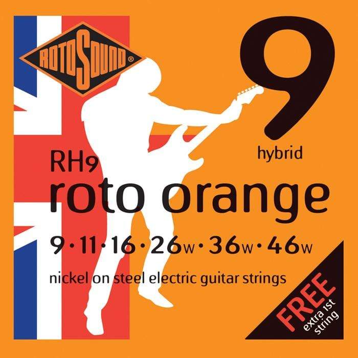 Rotosound RH9 Roto Orange Electric Guitar Strings - 9-46-Rotosound-Infinite Music