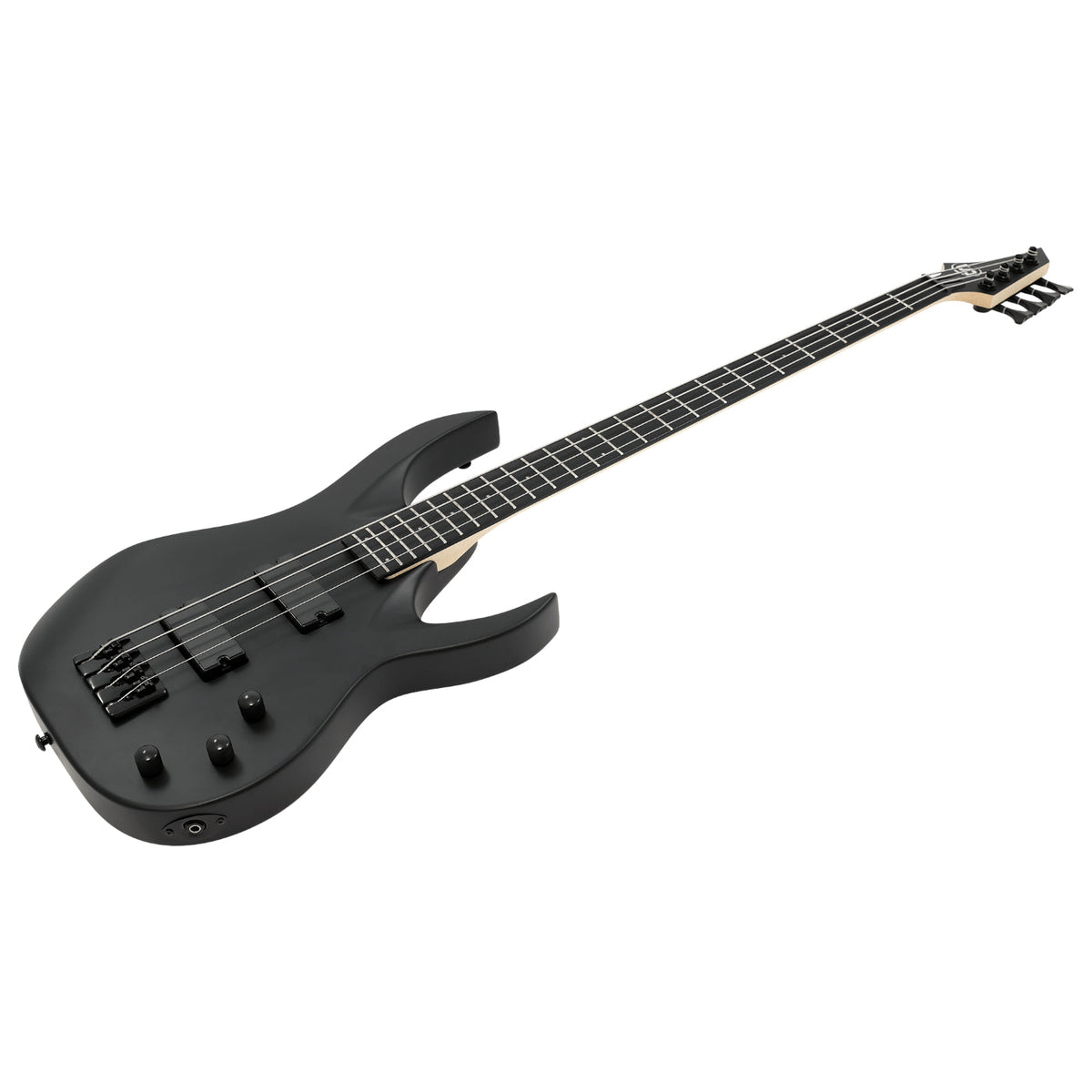 S by Solar AB4.4C 4-String Electric Bass Guitar - Carbon Black-Solar-Infinite Music