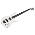S by Solar AB4.4W 4-String Electric Bass Guitar - White Matte-Solar-Infinite Music