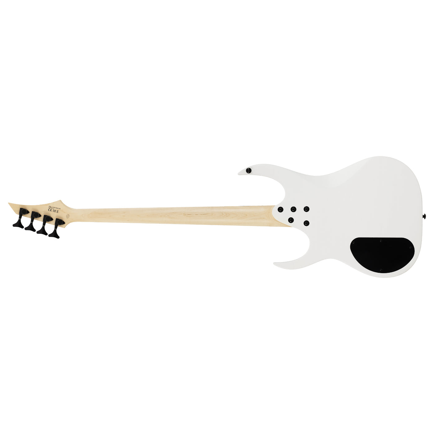 S by Solar AB4.4W 4-String Electric Bass Guitar - White Matte-Solar-Infinite Music