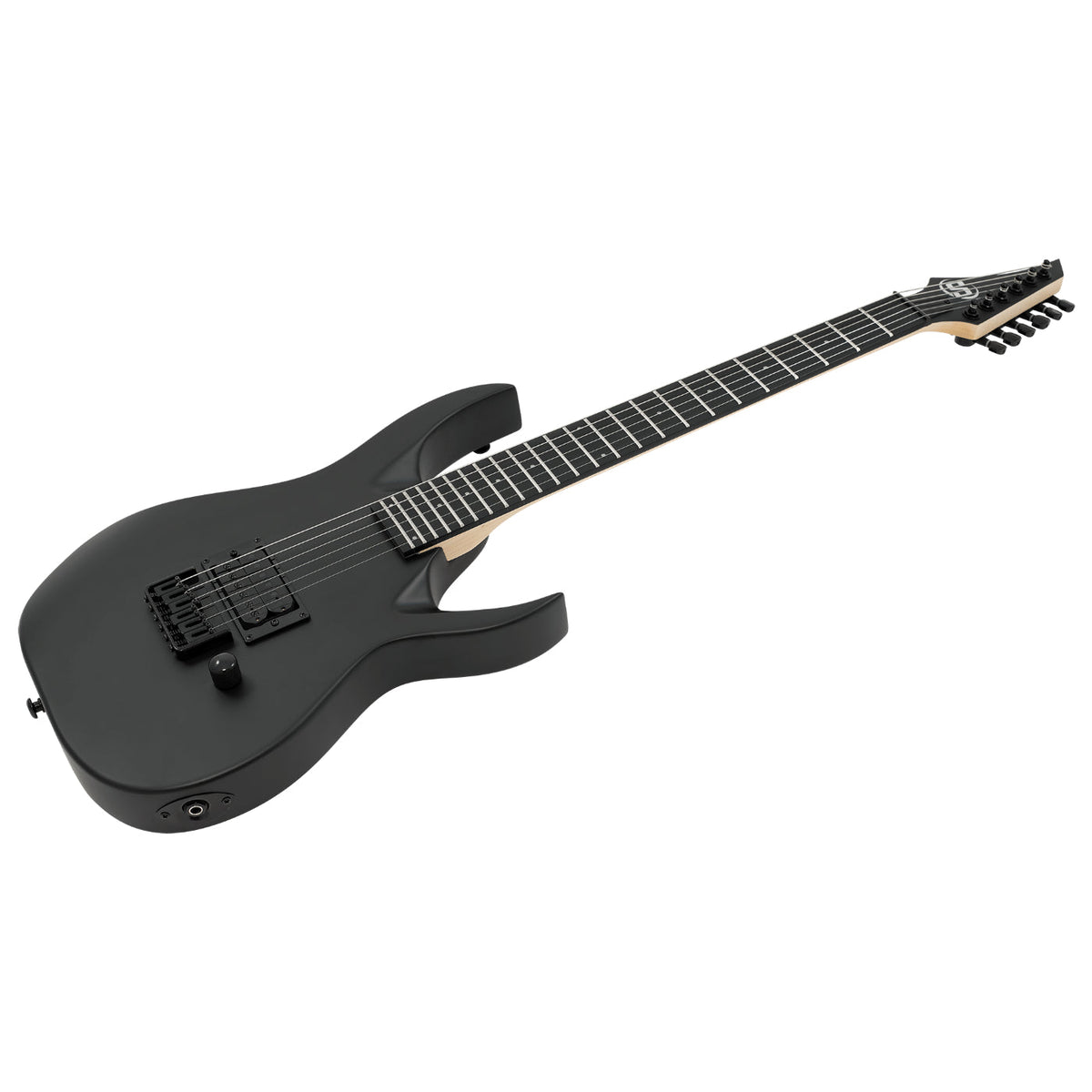 S by Solar AB4.61MC 22.5" Scale 3/4 Electric Guitar - Carbon Black Matte-Solar-Infinite Music