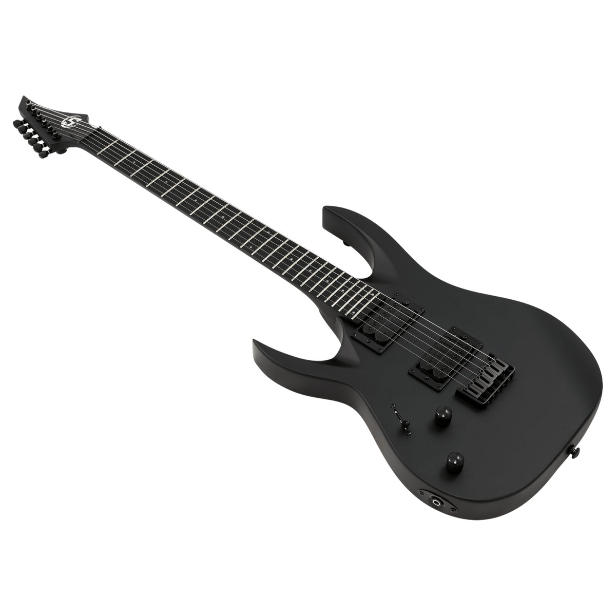 S by Solar AB4.6C LH Electric Guitar - Carbon Black Matte (LEFT HAND)-Solar-Infinite Music