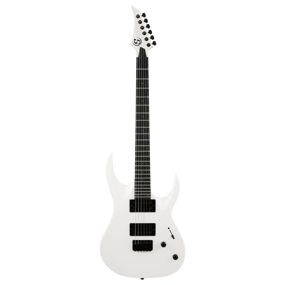 S by Solar AB4.6W Electric Guitar - White Matte-Solar-Infinite Music