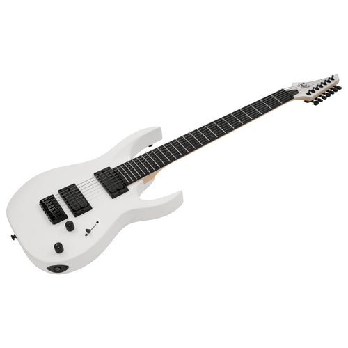 S by Solar AB4.7W Electric Guitar - White Matte- 7 STRING-Solar-Infinite Music