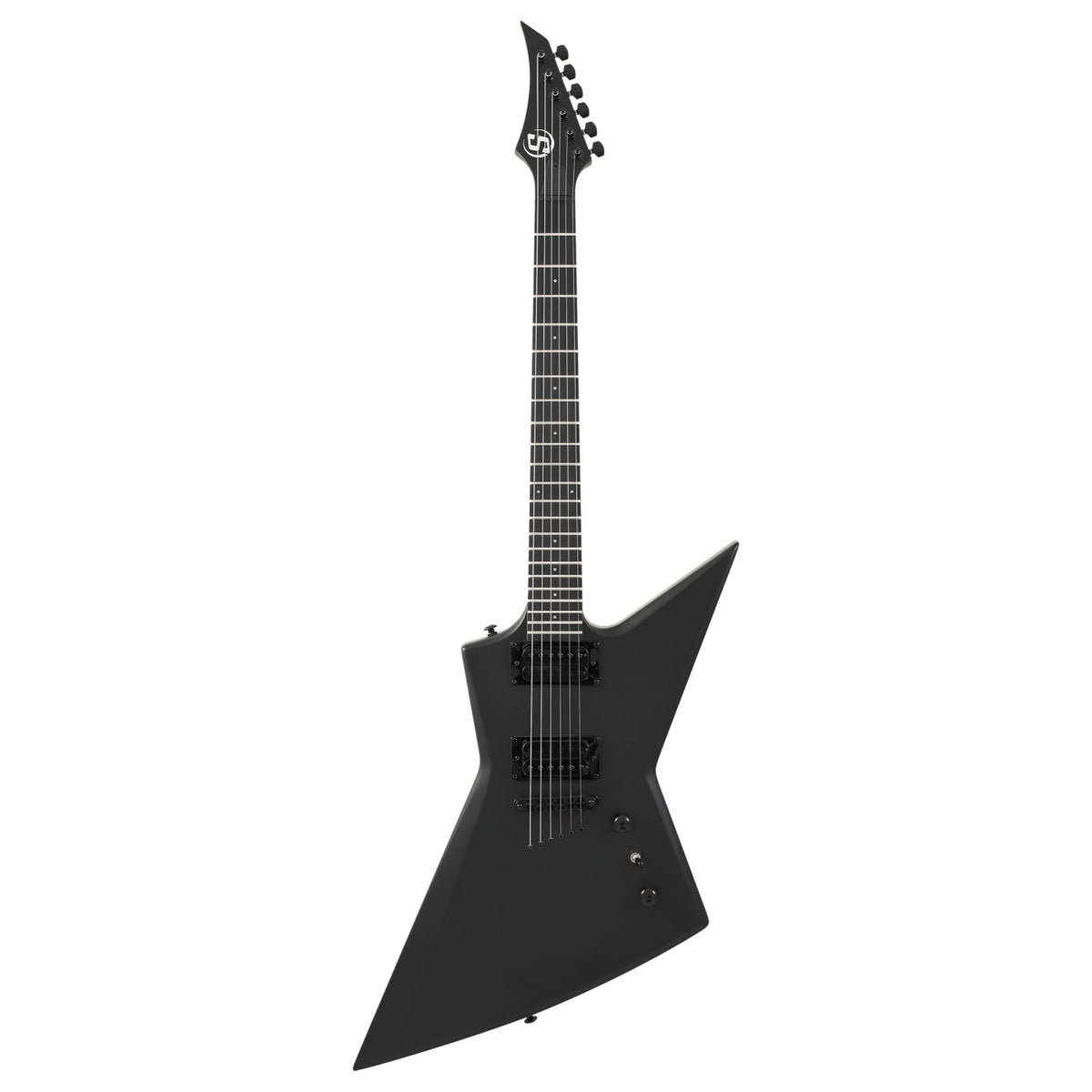 S by Solar EB4.6C Electric Guitar - Carbon Black (W/- Gigbag)-Solar-Infinite Music