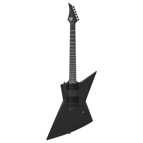 S by Solar EB4.6C Electric Guitar - Carbon Black (W/- Gigbag)-Solar-Infinite Music