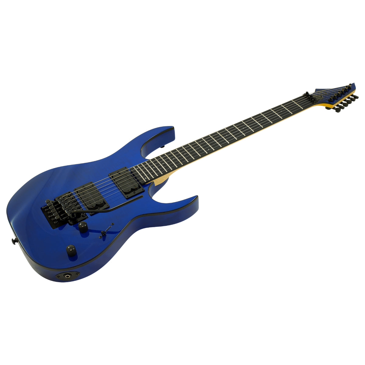 S by Solar SB4.6FRFBL Electric Guitar w/Floyd Rose - Flame Blue-Solar-Infinite Music