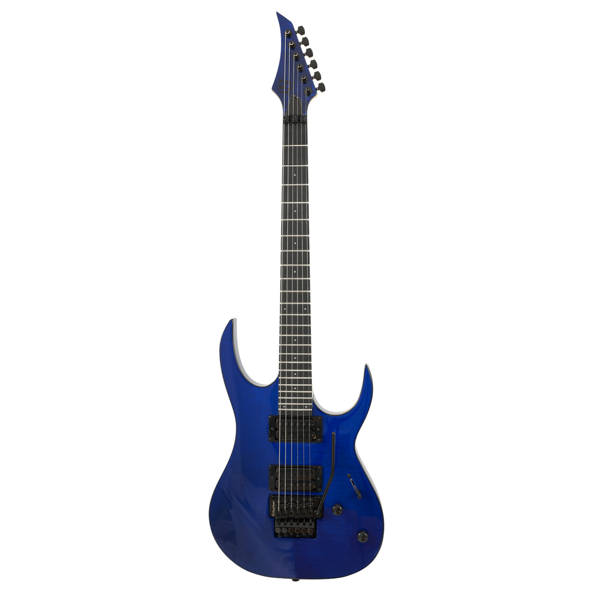 S by Solar SB4.6FRFBL Electric Guitar w/Floyd Rose - Flame Blue-Solar-Infinite Music