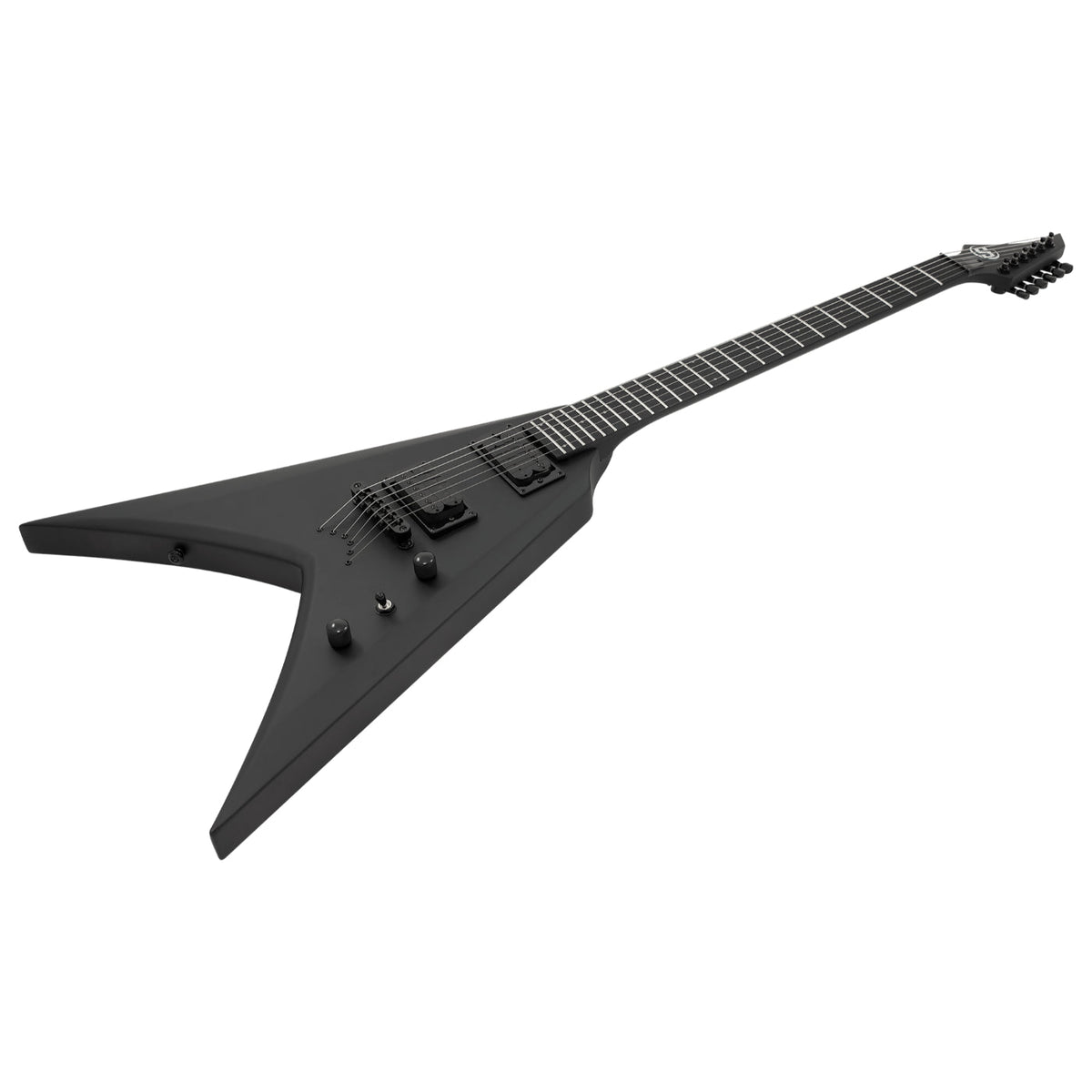 S by Solar VB4.6C Electric Guitar - Carbon Black Matte ( W- Gig Bag)-Solar-Infinite Music