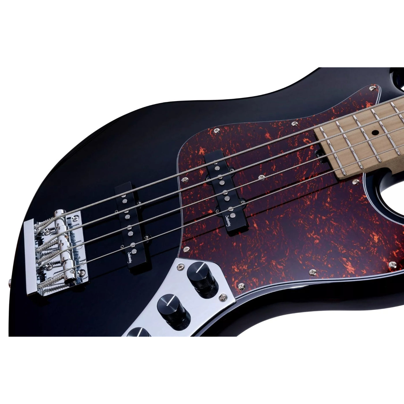 SADOWSKY METRO EXPRESS VINTAGE JJ 4 STRING BASS - BLACK HIGH POLISH- W/Bag-Sadowsky-Infinite Music
