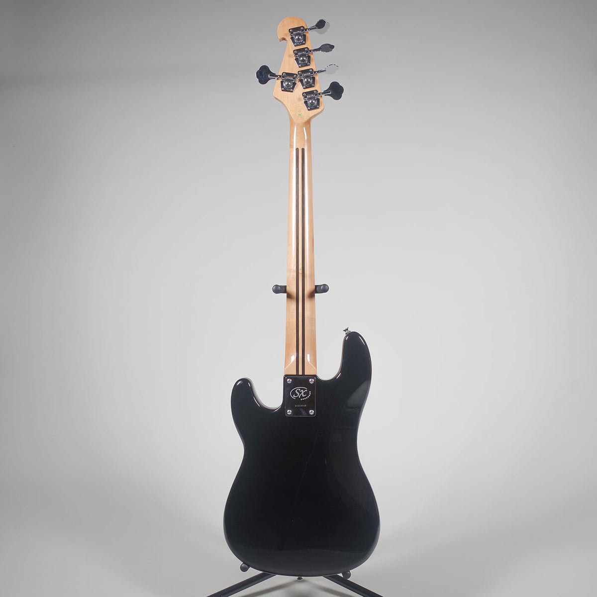 SX 5 String Vintage Style Bass Guitar - Black-SX-Infinite Music