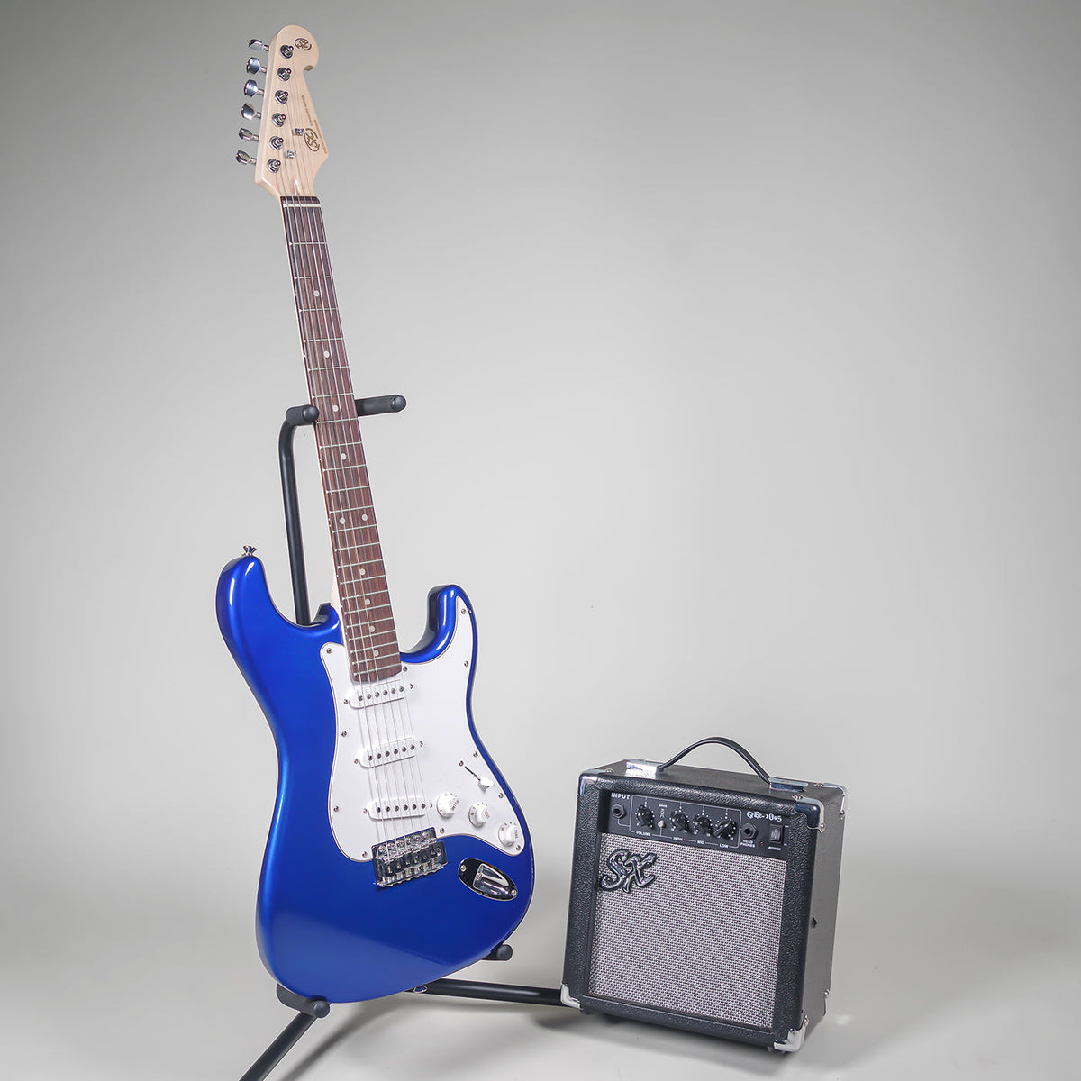 SX Blue Electric Guitar Pack-SX-Infinite Music