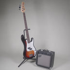 SX PB Style 3 Tone Sunburst Bass Guitar Pack-SX-Infinite Music