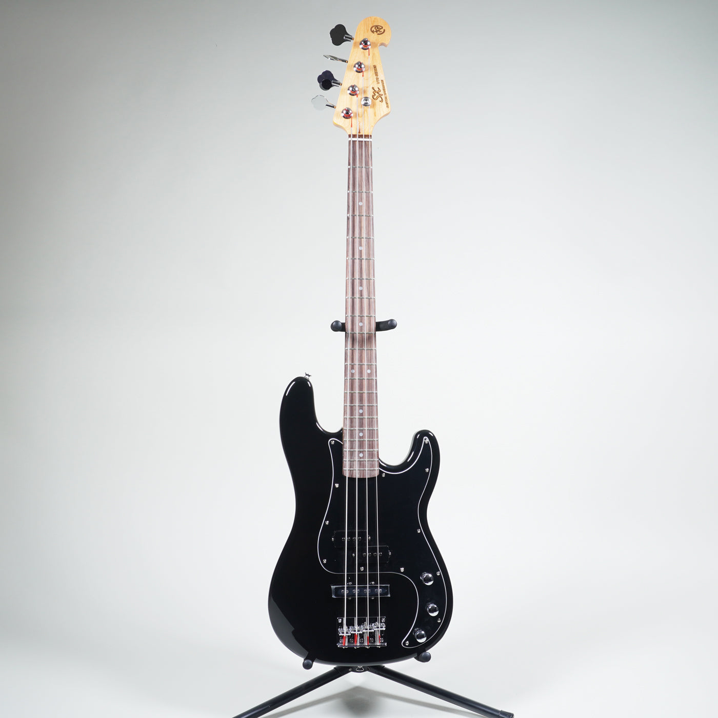 SX Vintage Style Bass Guitar - Black-SX-Infinite Music