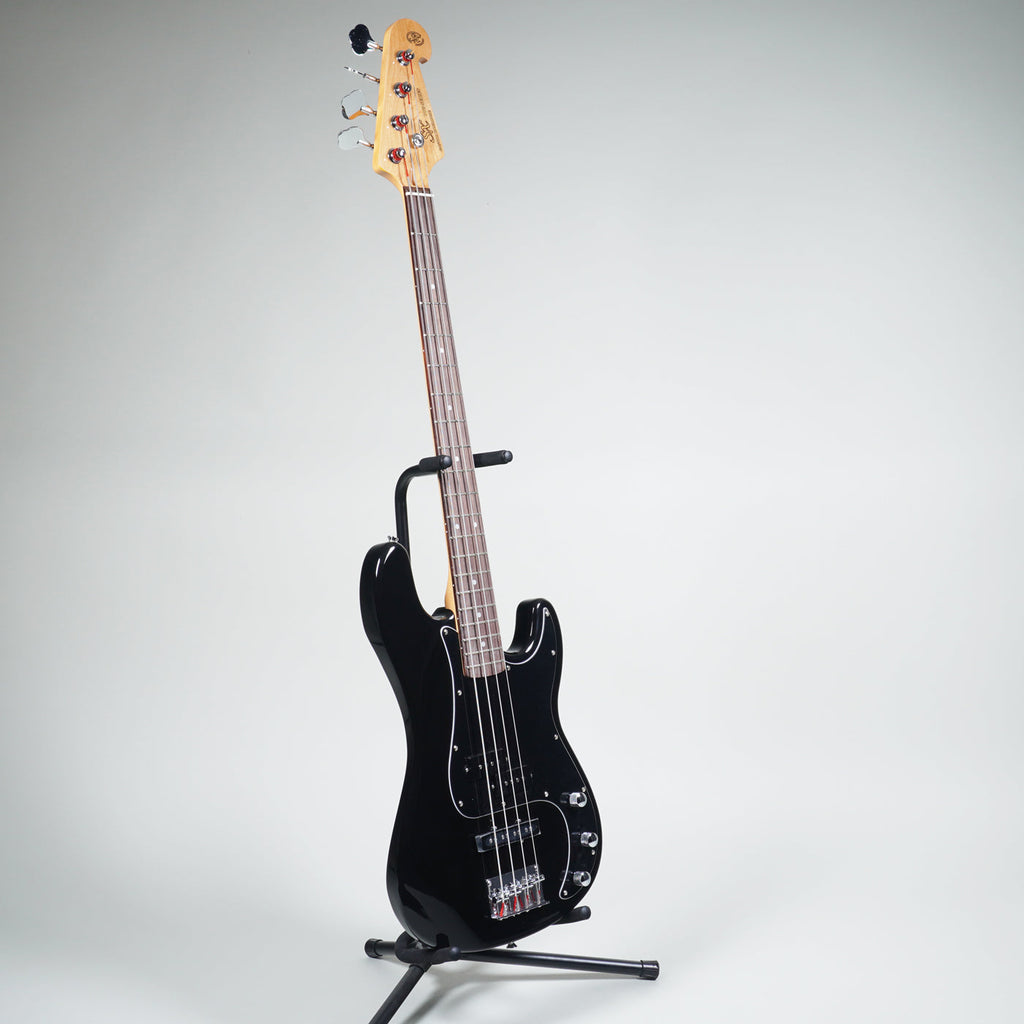 SX Vintage Style Bass Guitar - Black-SX-Infinite Music