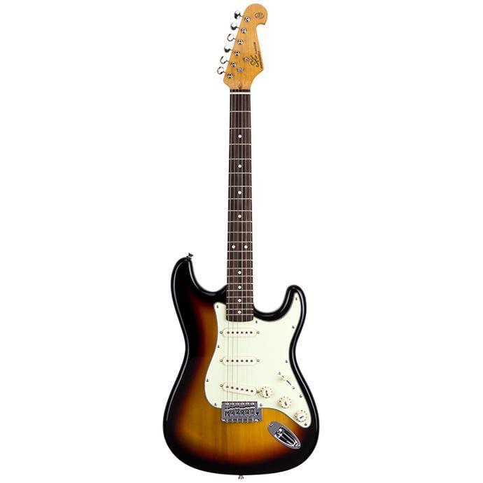 SX Vintage Style Electric Guitar - 3 Tone Sunburst-SX-Infinite Music