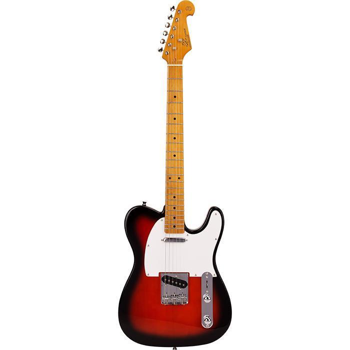 SX Vintage Style Electric Guitar - Red Antique Sunburst-SX-Infinite Music
