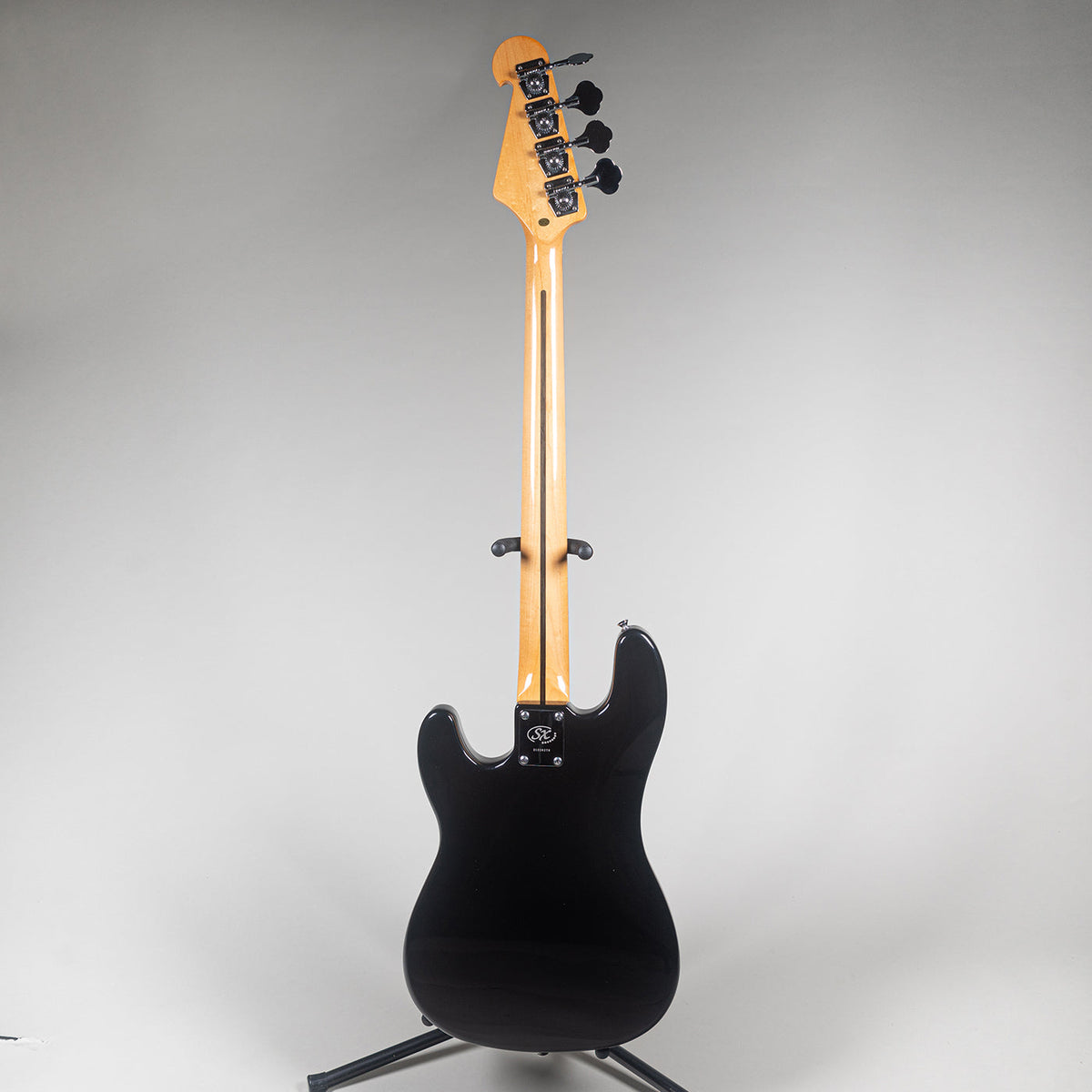 SX Vintage Style P Bass Guitar - Black-SX-Infinite Music