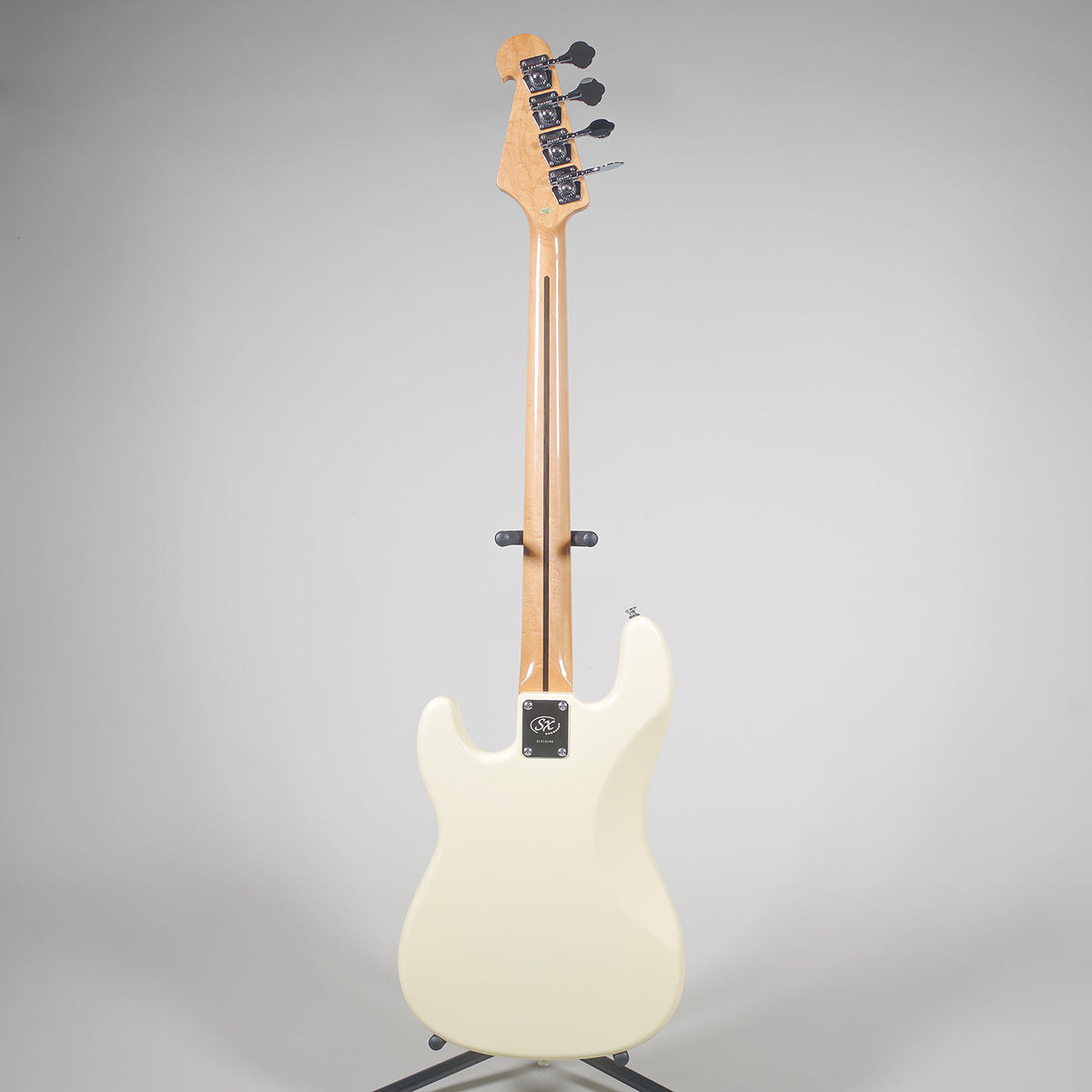 SX Vintage Style P Bass Guitar - Vintage White-SX-Infinite Music